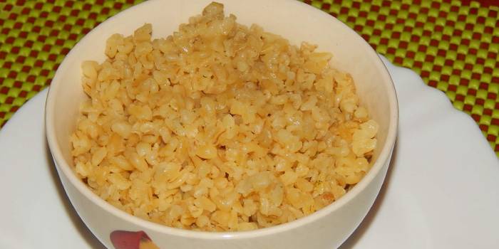 Bulgur a sütőből