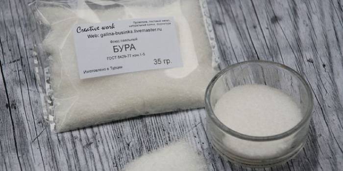Borax pour le lavage