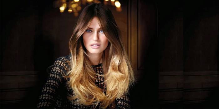 Ombre on long hair