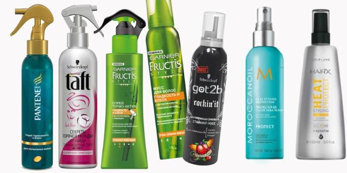 Protection thermique des cheveux