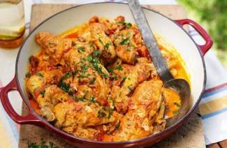 دجاج مطهو ببطء