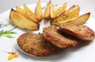 Côtelettes de saumon rose