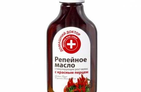 Burdock oil with red pepper