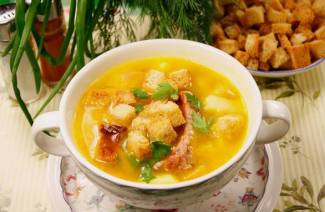 ซุปไก่ถั่ว