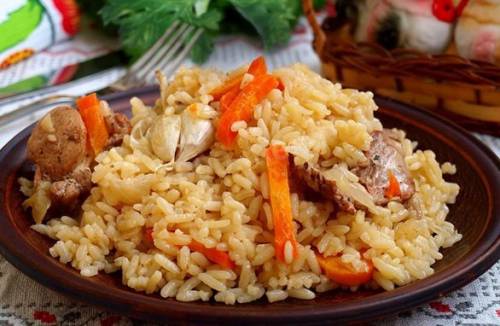 Höyrytetty riisipilaf