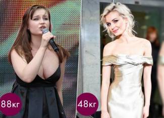 Cách giảm cân Polina Gagarina