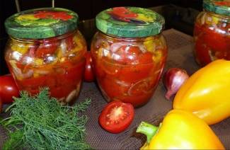 Tomato salad for the winter