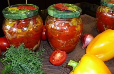 Tomatensalat für den Winter