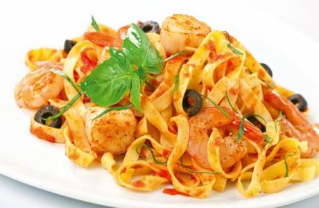 Pâtes Aux Crevettes