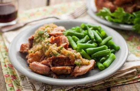 Carne de porco frita