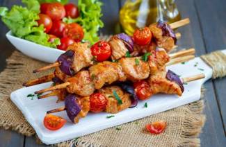 Brochettes de dinde