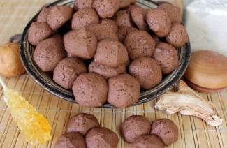 Bolinhos de shortbread com cacau