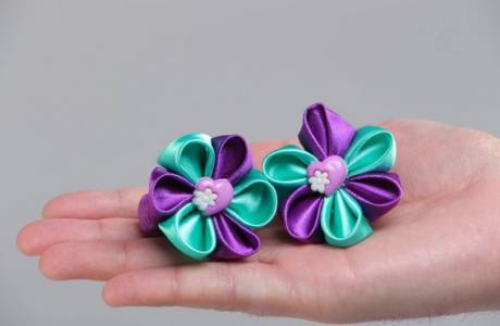 DIY saten kurdeleler