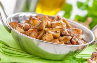 Amanida de bolets fregits