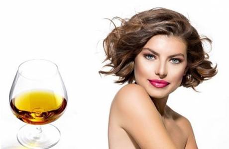 Cognac pour les cheveux