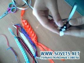 Comment tisser des babioles de rubans