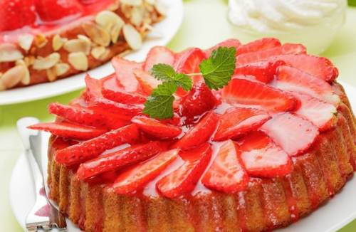 Bolo de morango