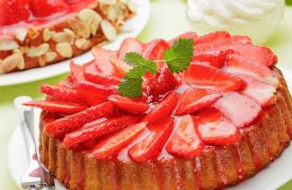 Jordbærkake