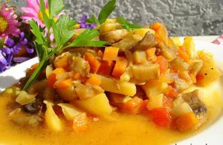 Spezzatino di verdure con zucchine e patate