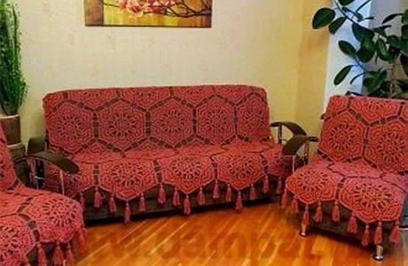 Trải giường trên ghế sofa