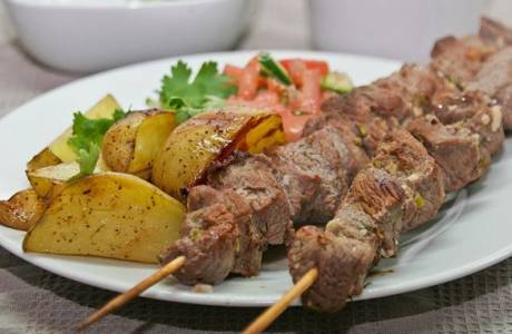 لحم الخنزير الشواء