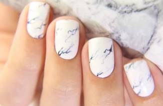 Manicura blanca