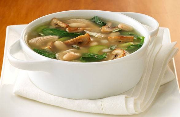 ซุปเห็ดและไก่