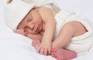Udslæt på babyens ansigt