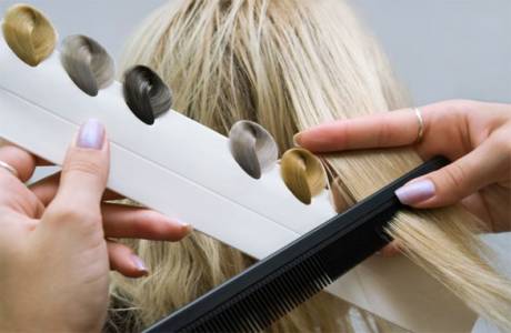 Hair tinting at home