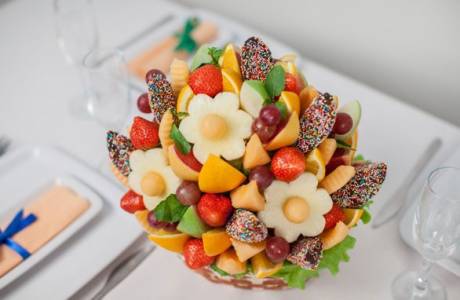 Bouquet de fruits bricolage