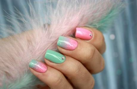 Manicura de transició del color