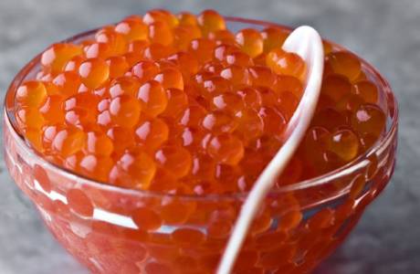 Caviar de somon roz