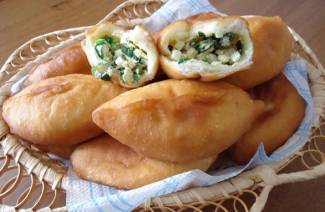 Pirinç ve yumurtalı börek