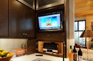 Télévision à la cuisine