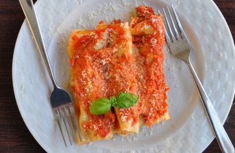 Cannelloni ar malto gaļu
