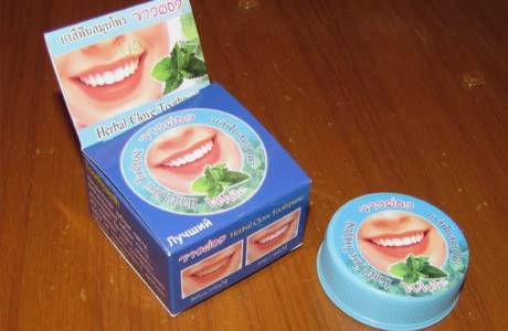 Pasta de dentes da Tailândia