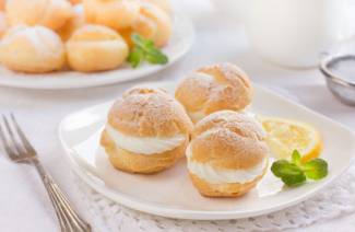 Creme für Profiteroles