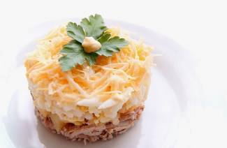 Salade à l'ananas et poitrine de poulet