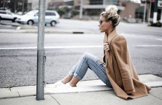 Manteau beige