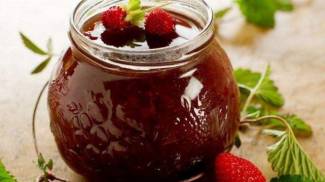 Confiture de fraises des bois