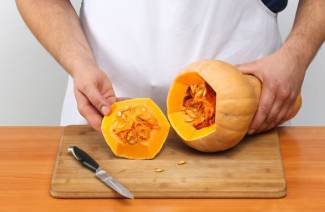 Graines de citrouille de vers