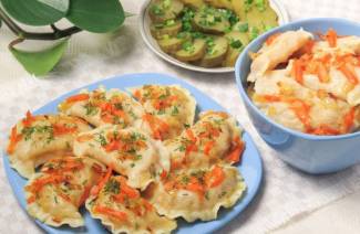 Dumplings med kål