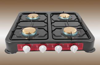 Cuisinière à gaz pour donner sous une bouteille