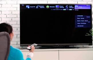TV com internet e Wi-Fi