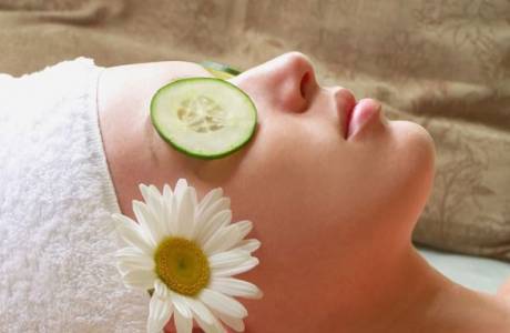 Maschera per gli occhi a casa