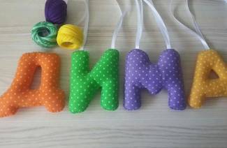 DIY tilpuma burti un cipari