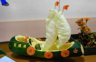 Artisanat de légumes pour la maternelle