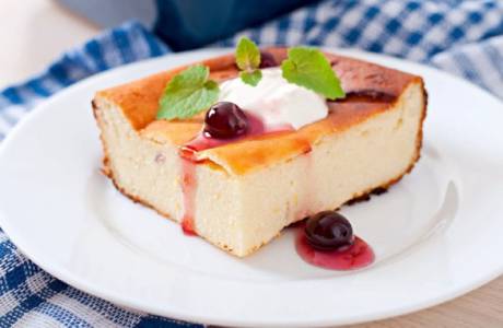 Casseruola di ricotta come all'asilo
