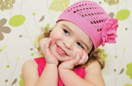 Bonnets en crochet pour filles