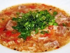 Sopa de Kharcho de vedella